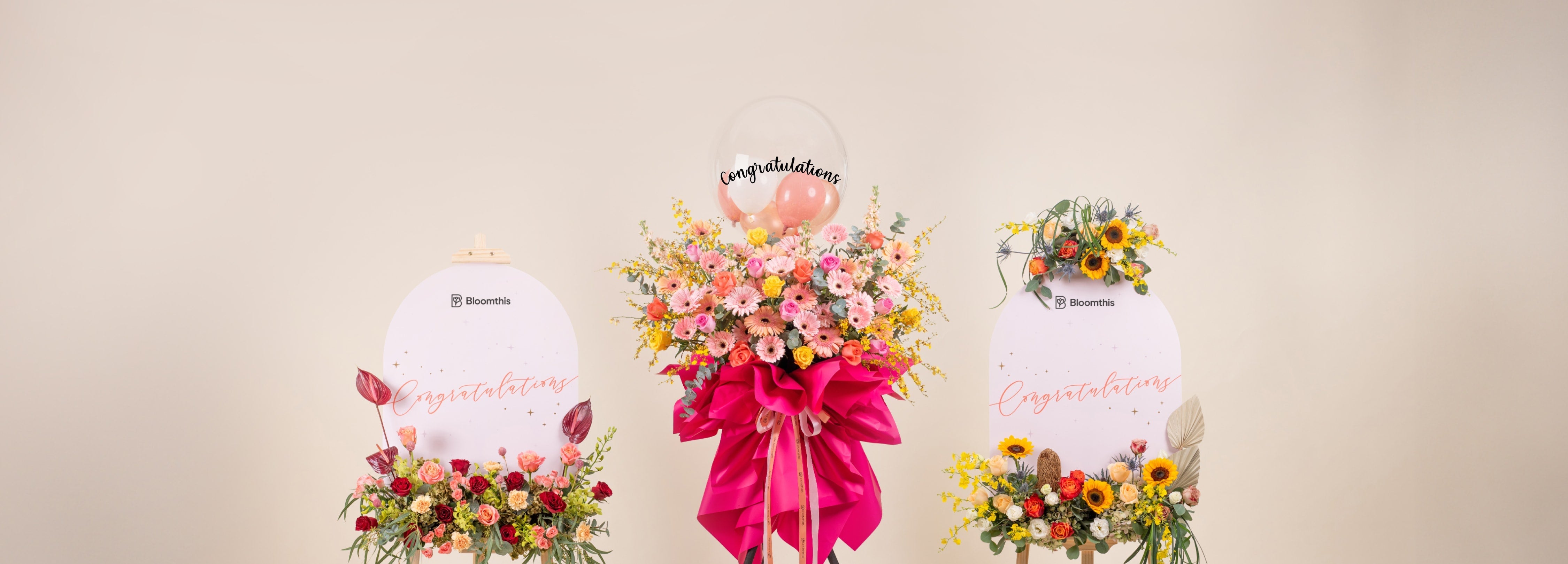 Stunning flower stands by Bloomthis SG