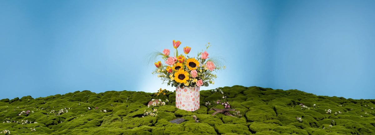 Cheerful sunflower bouquets | Bloomthis SG