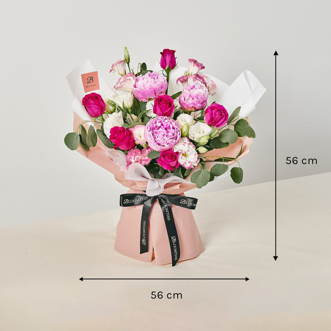 Alyssa Rose & Peony Bouquet