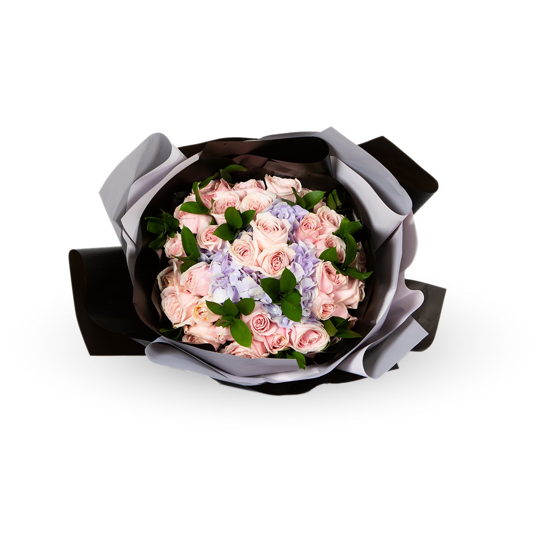 Dearest Hydrangea & Rose Bouquet