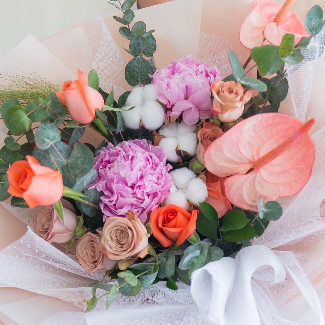 Philomena Pink Peony Bouquet