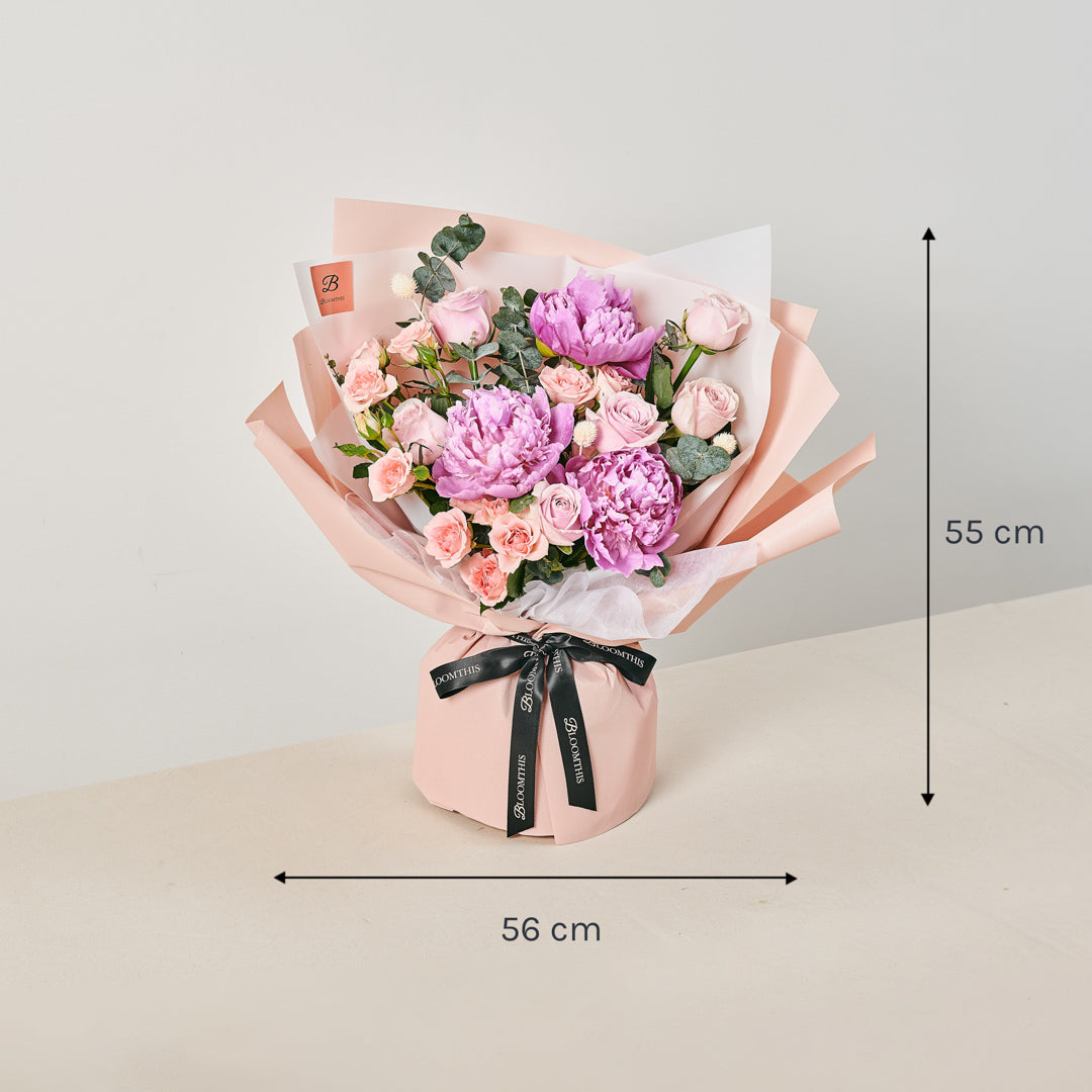 Piper Rose & Peony Bouquet