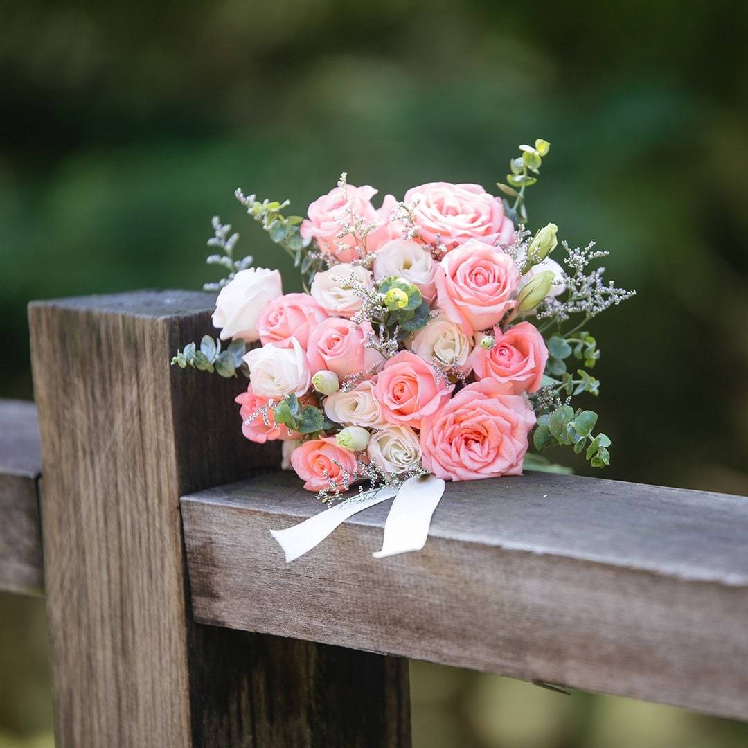 Helene Pink Rose Bridal Bouquet