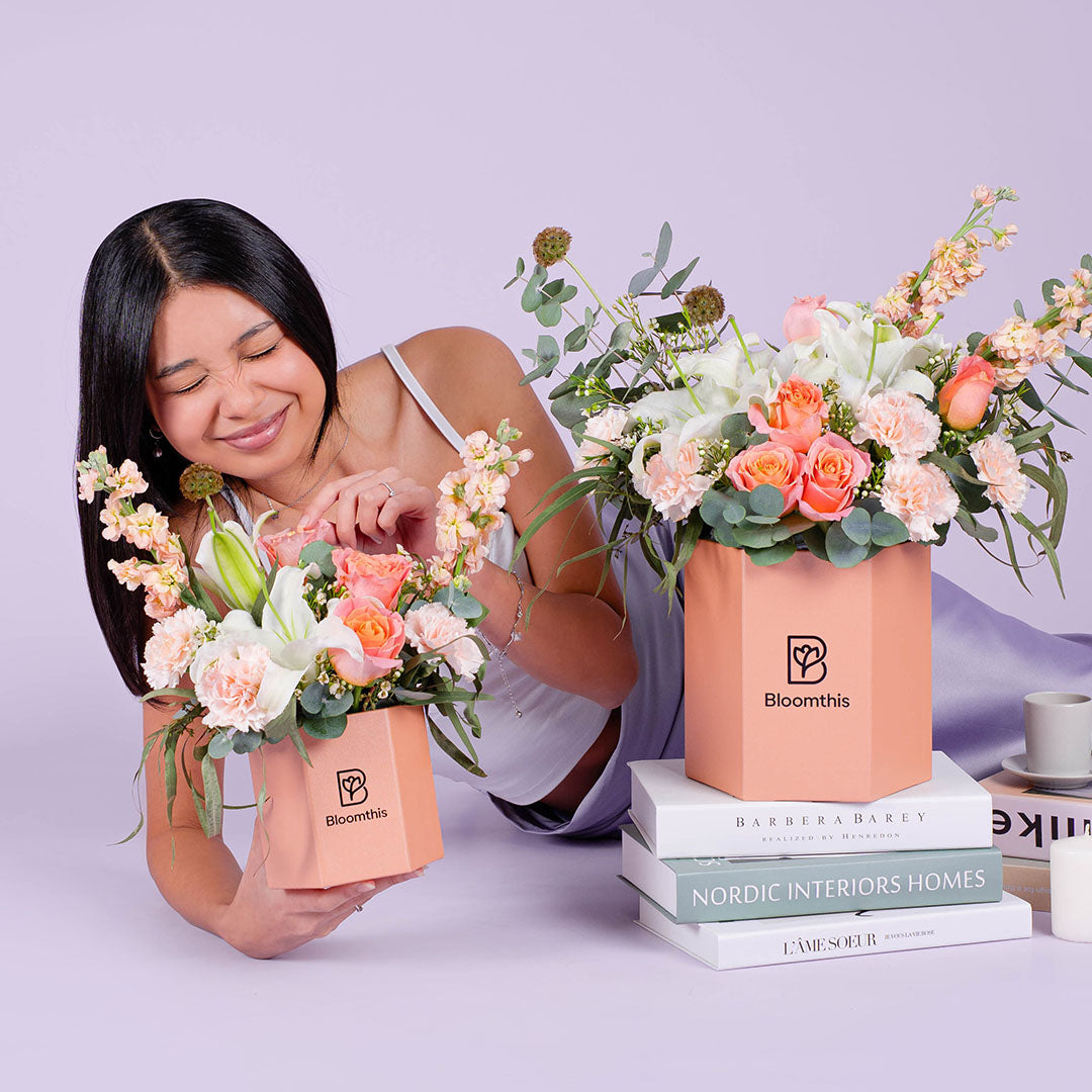 Bernadette White Lily Flower Box