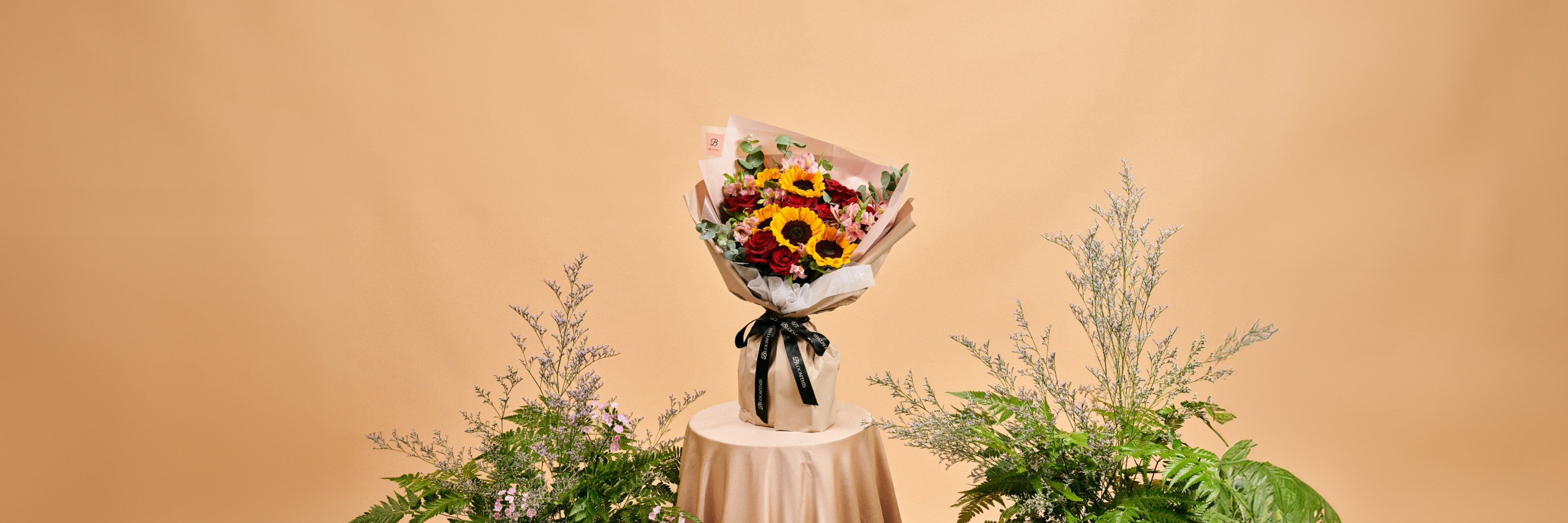 Cheerful sunflower bouquets by BloomThis