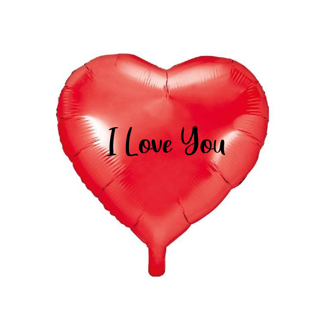 I Love You Red Heart Foil Balloon (18 in) (AO) (VD)