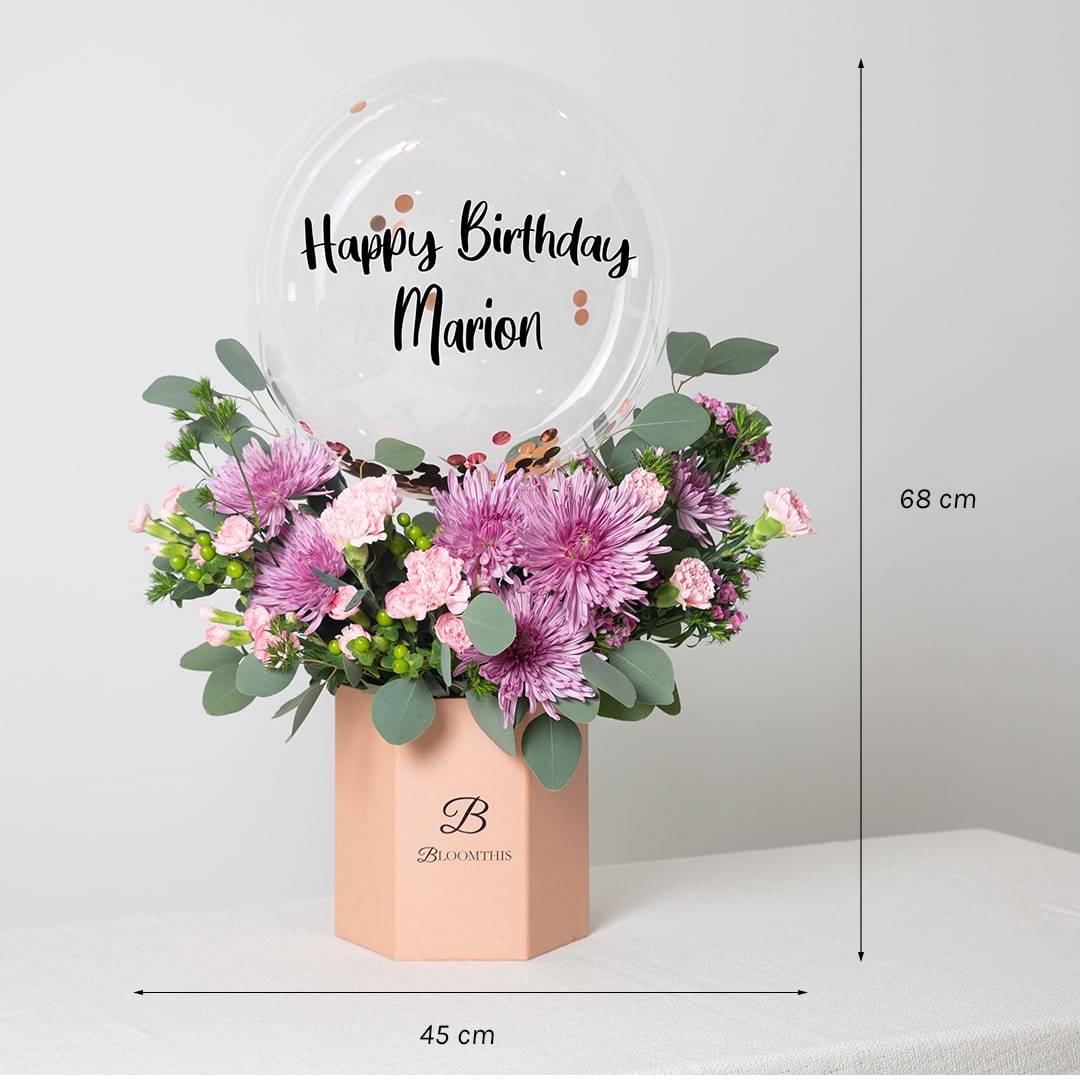 Evana Balloon Flower Box