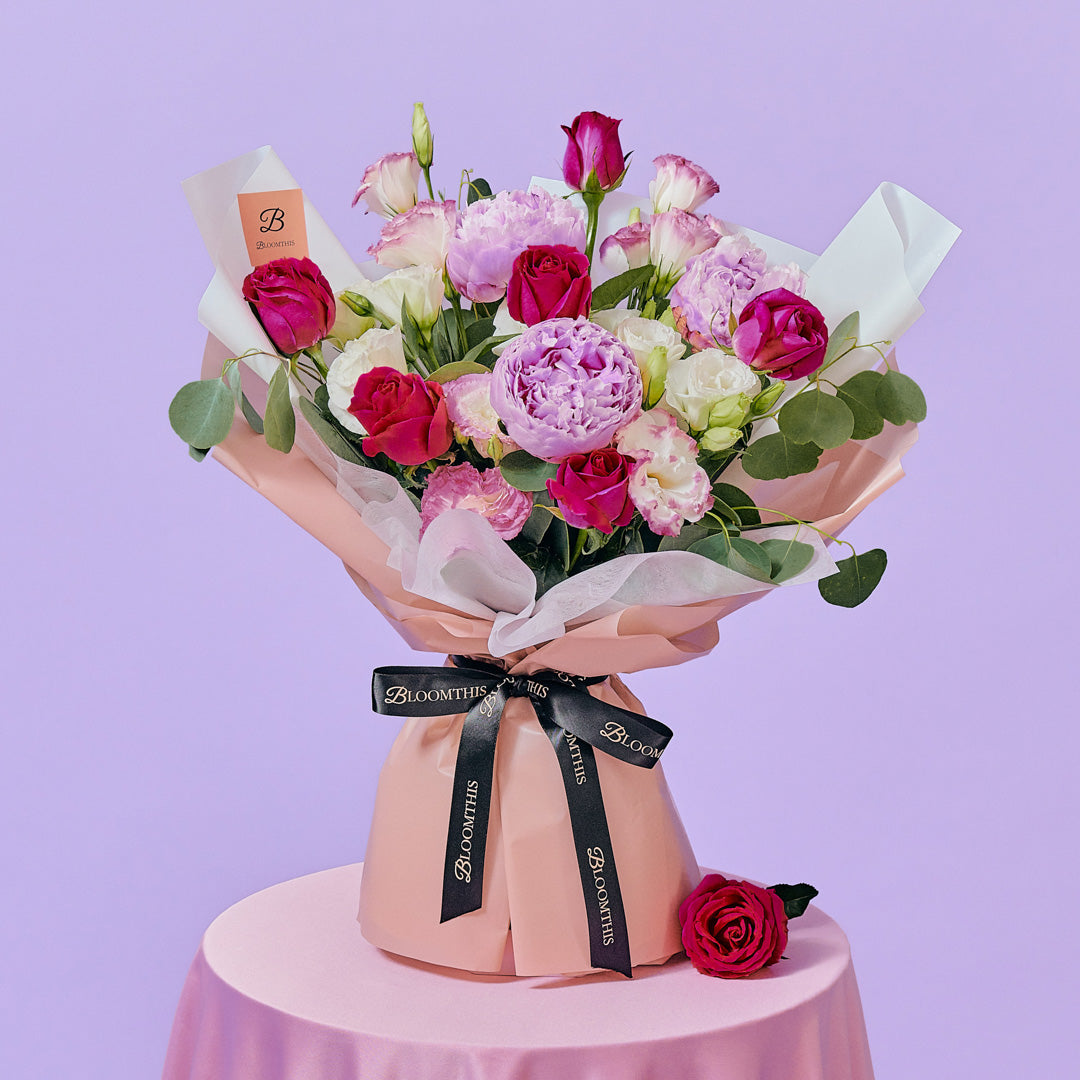Alyssa Rose & Peony Bouquet