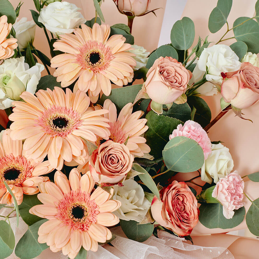 Blake Peach Gerbera Bouquet