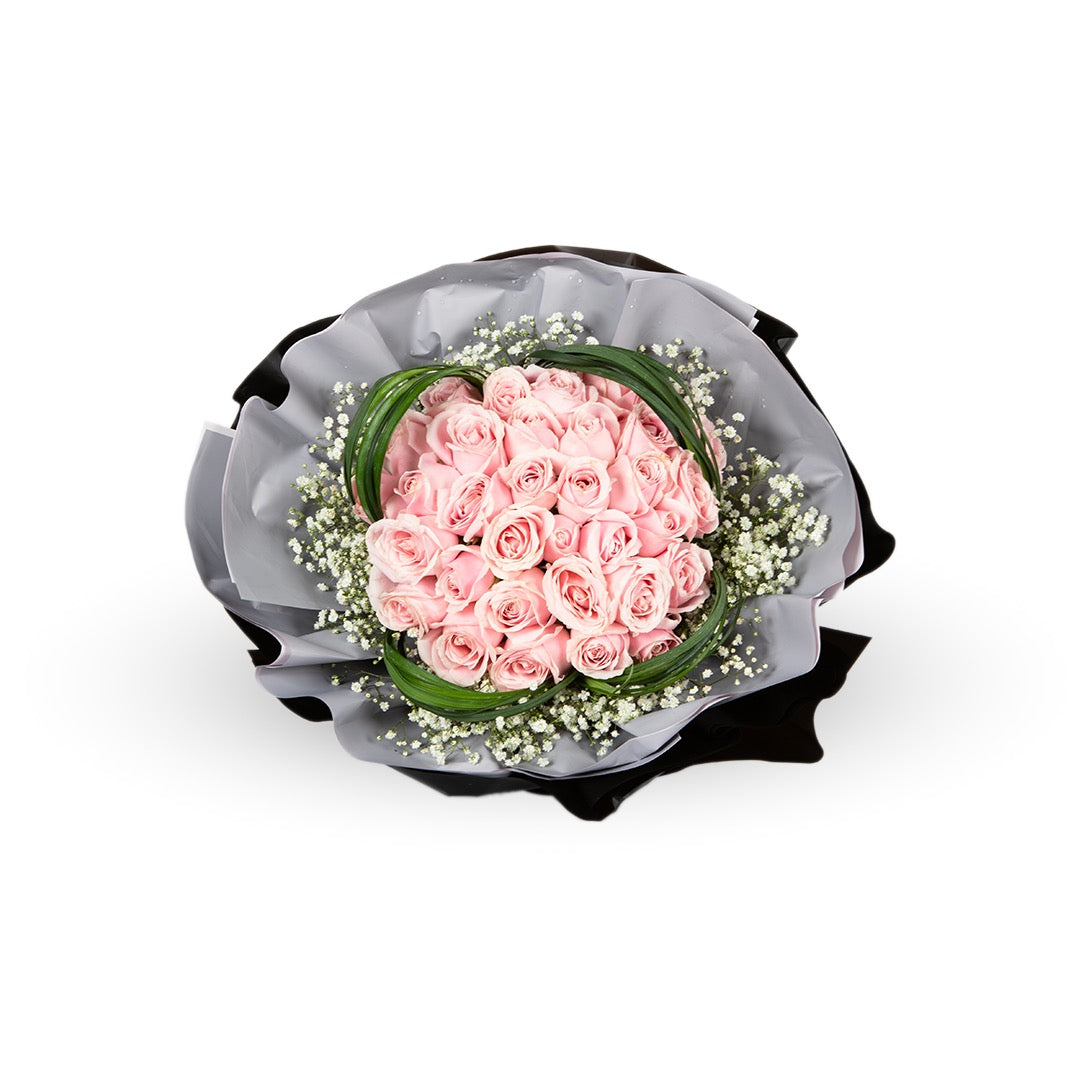 Precious Pink Rose Bouquet