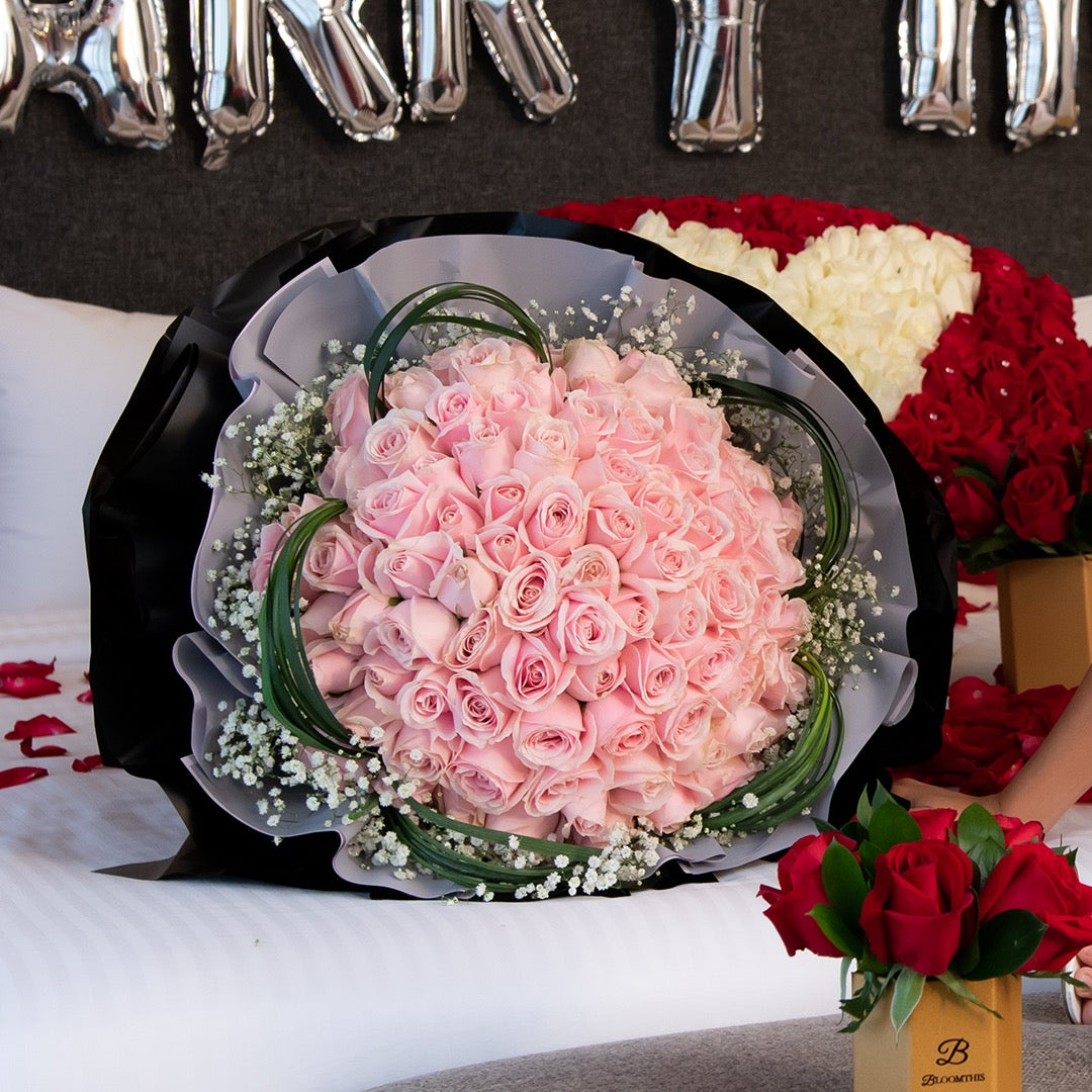 Precious Pink Rose Bouquet