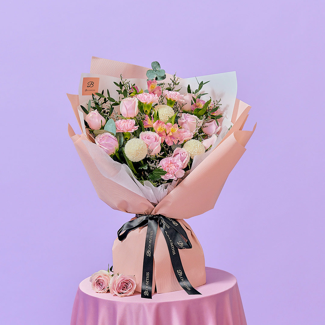 Serena Rose & Carnation Bouquet