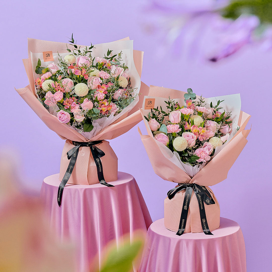 Serena Rose & Carnation Bouquet