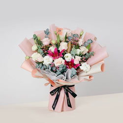 Tessa Pink Lily Bouquet