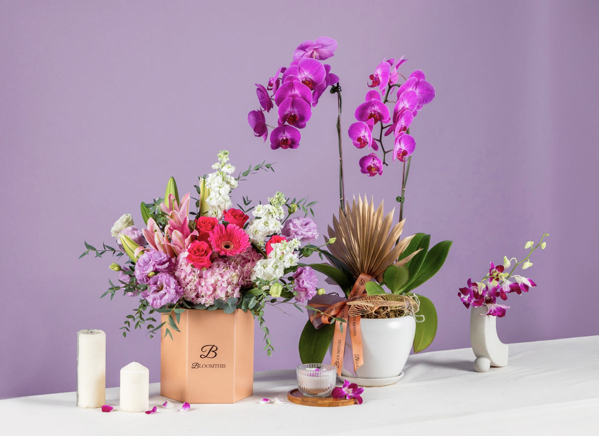 Seasonal Deepavali flowers