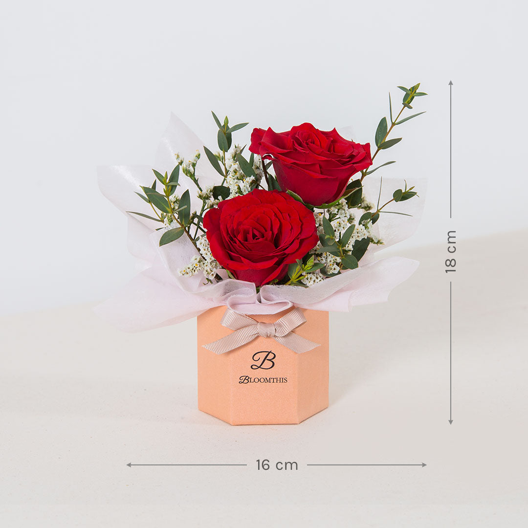 Chandra Rose Mini Flower Box