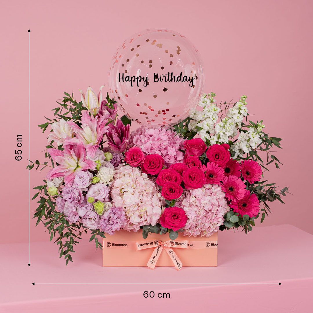 Enchant Sera Rose Lily Flower Box