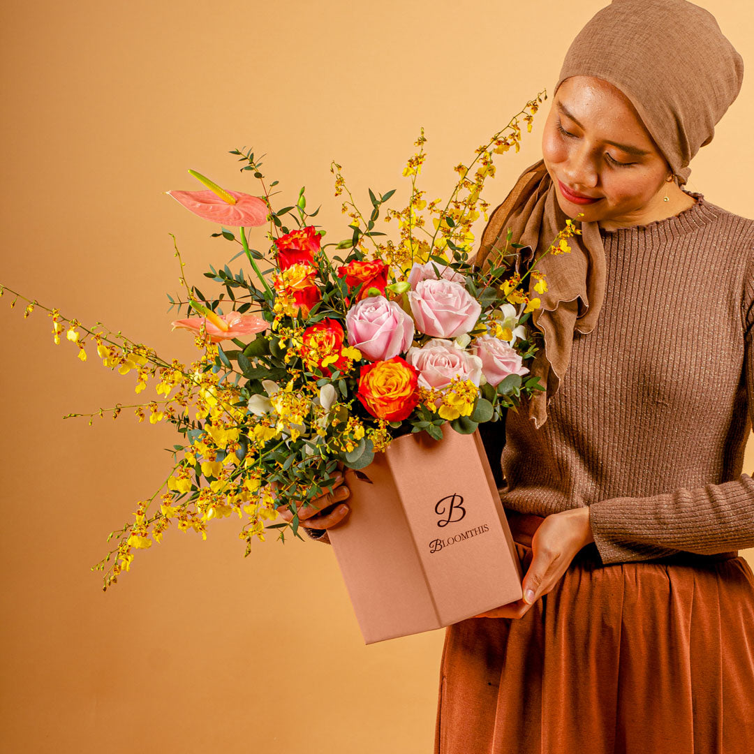 Euphemia Rose & Anthurium Flower Box