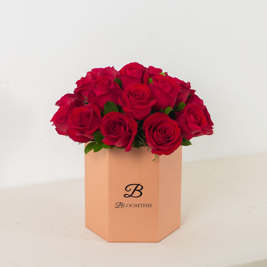 Kate Red Rose Flower Box