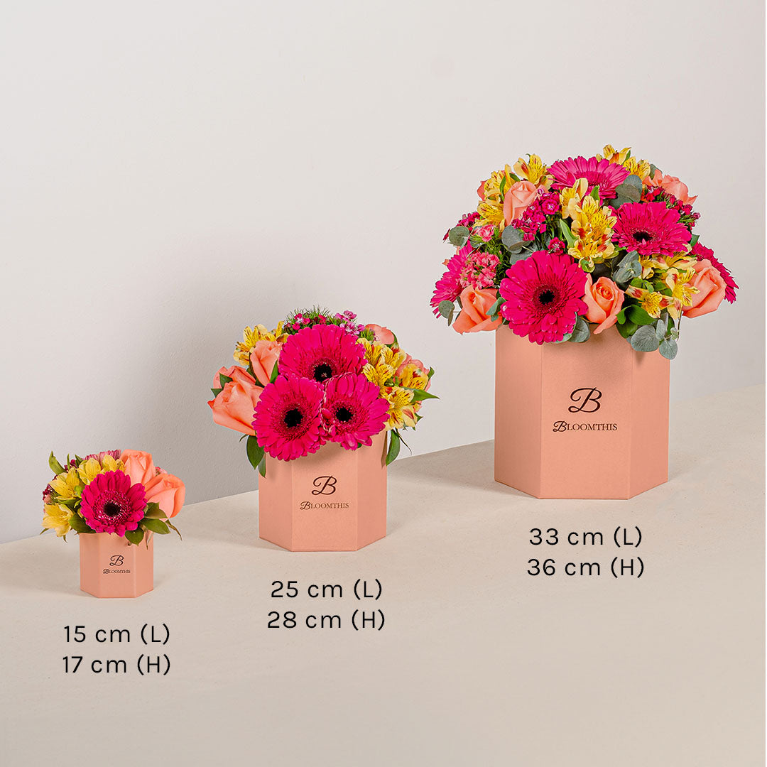 Matilda Gerbera & Rose Flower Box