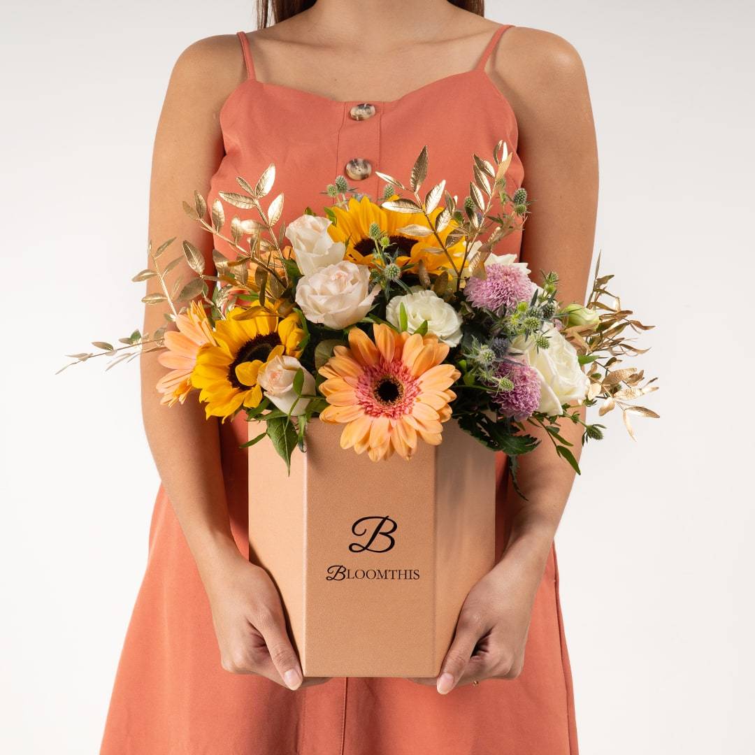 Steph Sunflower & Gerbera Flower Box