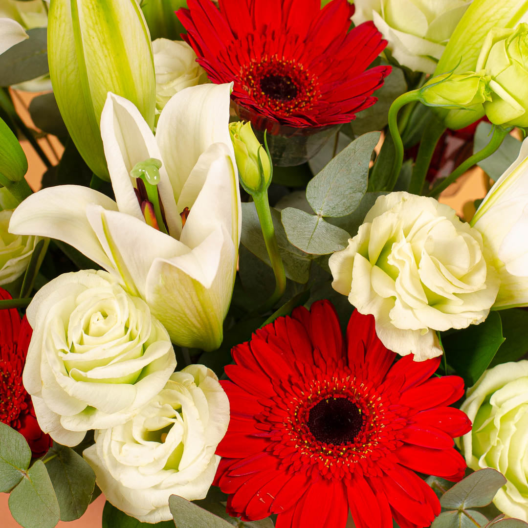 Valda Gerbera & Lily Flower Box