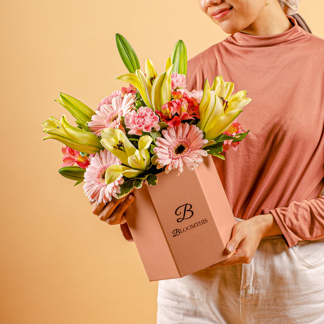 Yara Gerbera & Lily Flower Box