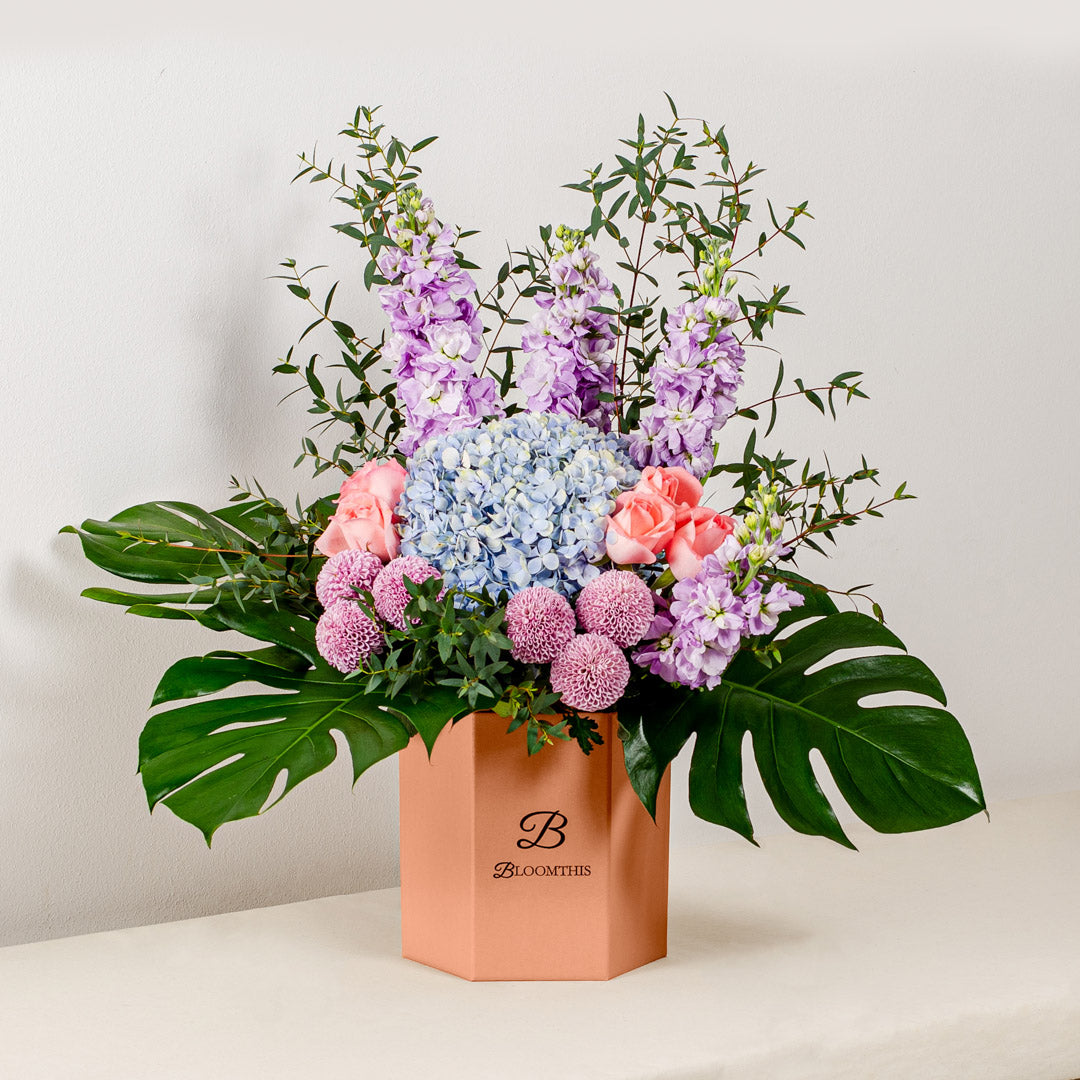 Diana Hydrangea & Rose Flower Box