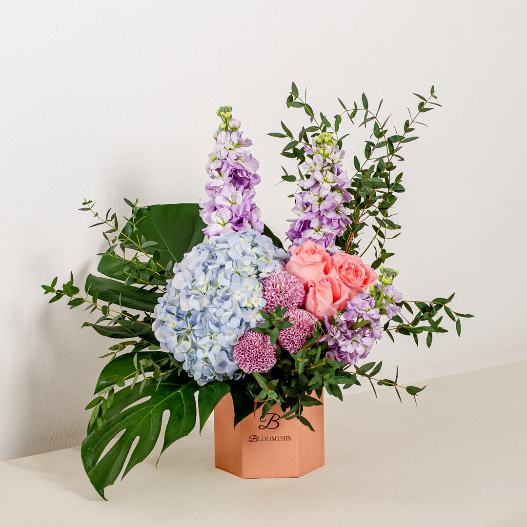 Diana Hydrangea & Rose Flower Box