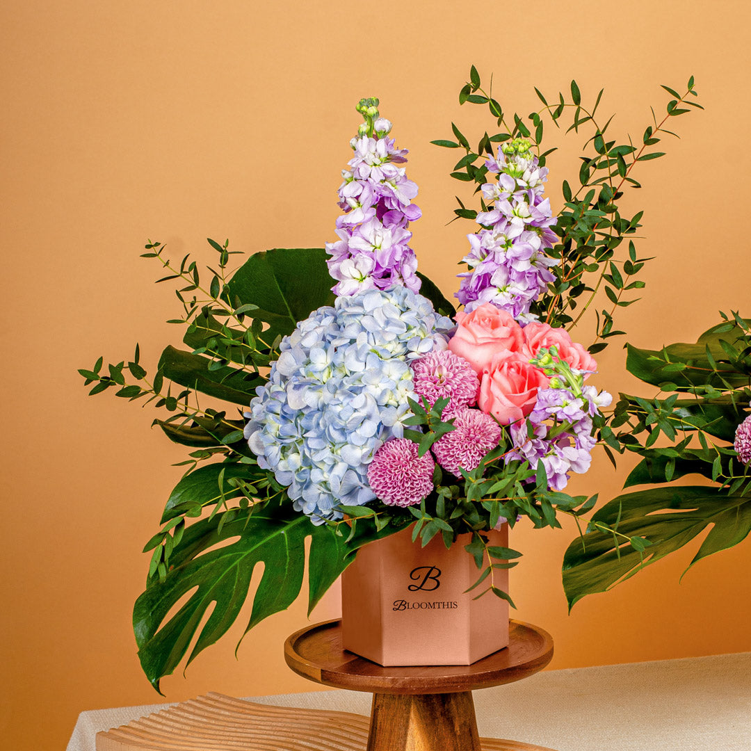 Diana Hydrangea & Rose Flower Box