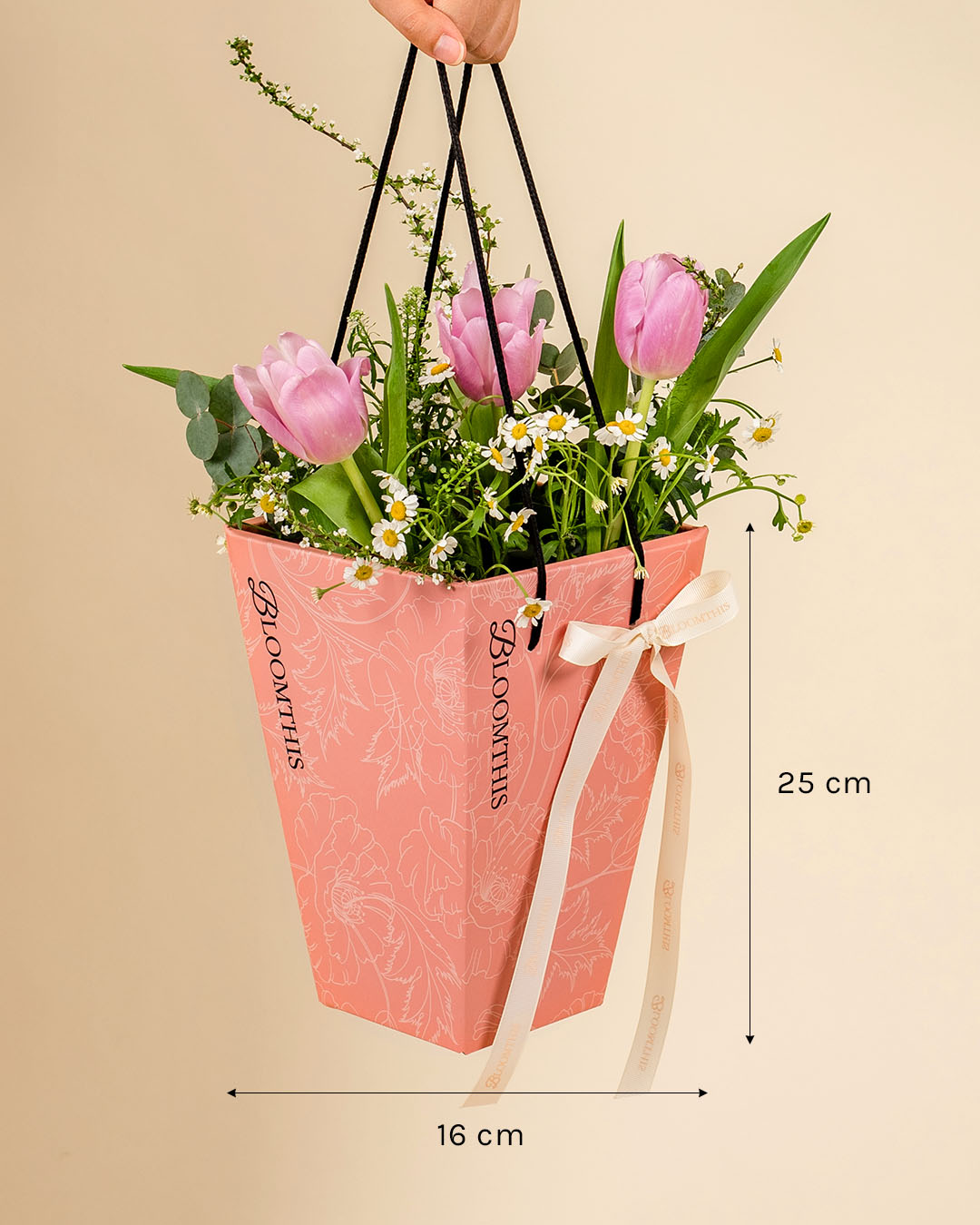 Mirae Pink Tulip Mini BloomBag