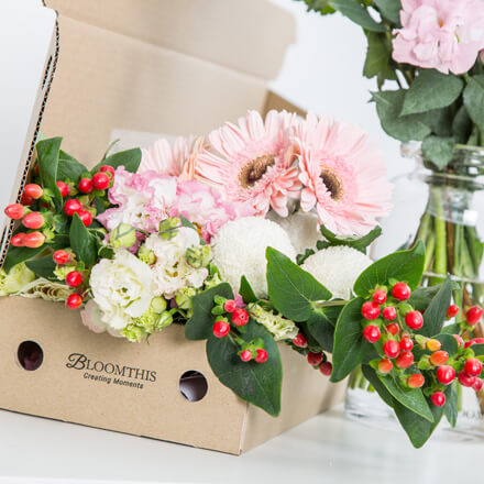 Loretta Gerbera & Rose Flower Long Box