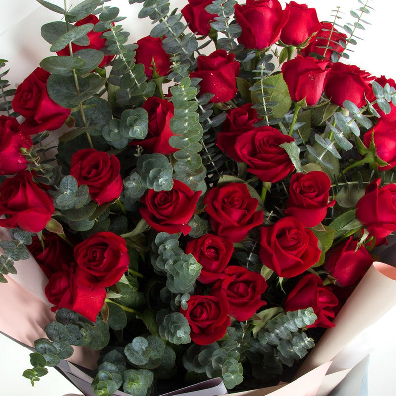 Ashley Red Rose Bouquet (VD)
