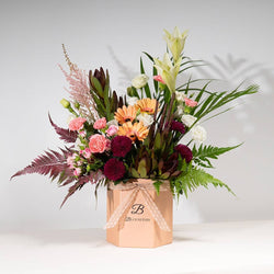 Lamira Gerbera & Lily Flower Box (MD)