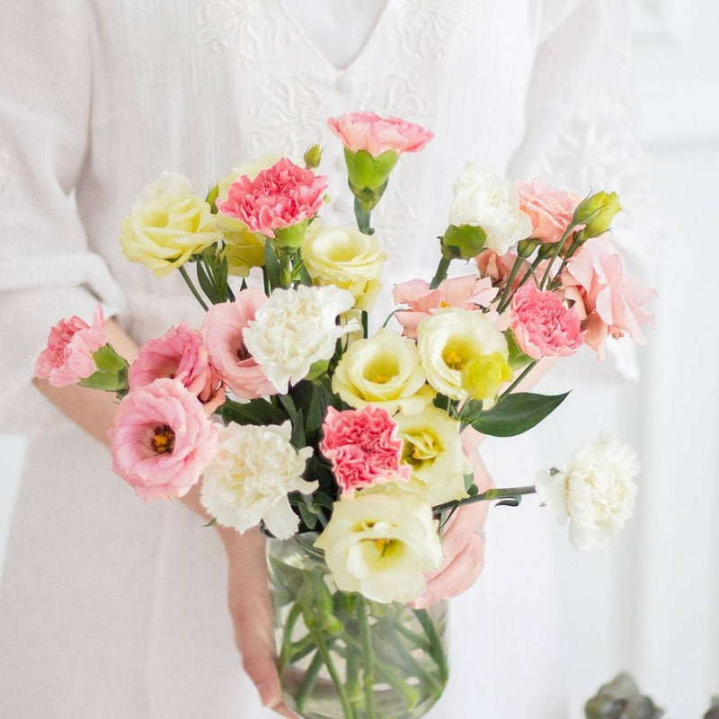 Christina Pink Carnation Flower Long Box (MD)
